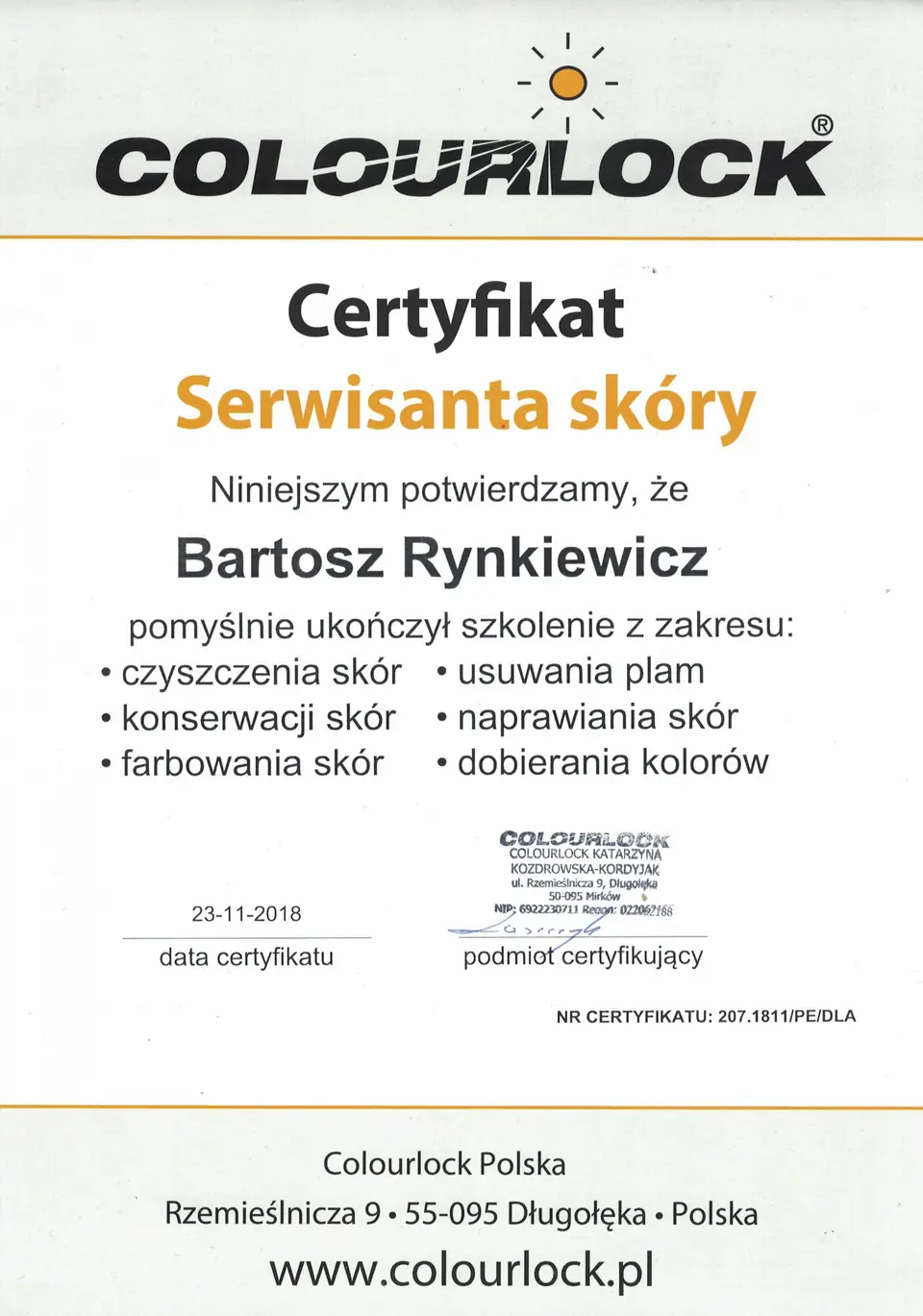 Renowacja skórzanej tapicerki